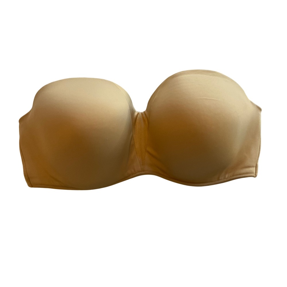 Soma Stunning Starlet Strapless Bra 36DD Nude Seamless Everyday Underwire‎